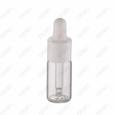 Amber Color Clear Transaprent Glass Dropper Bottle Skincare Essential Oil Roller Bottle with Dropper Cap 5ml 10ml