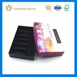 Custom Brand Printed Skincare Cosmetic Product Packing Paper Gift Box (with EVA insert tray)