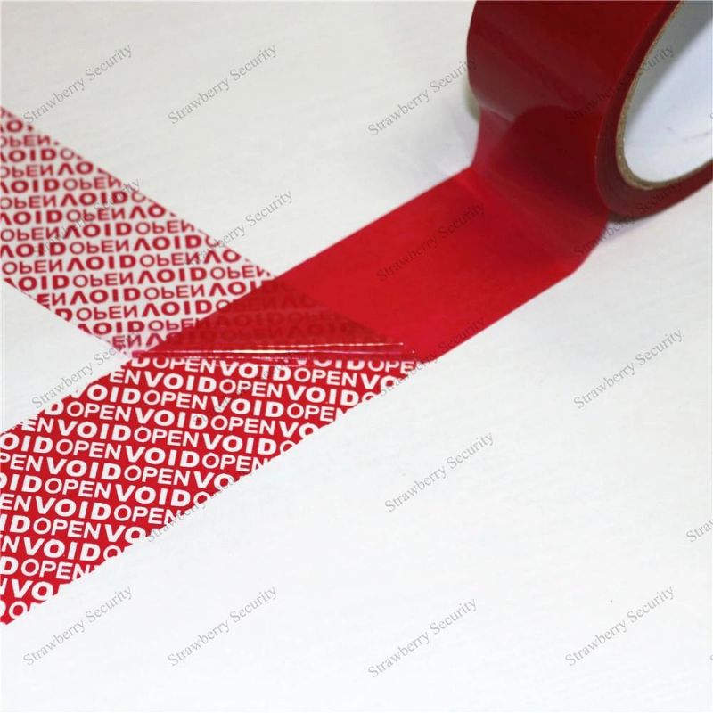 Customized Logo Adhesive Tape Security / Void Label / Security Void Tape