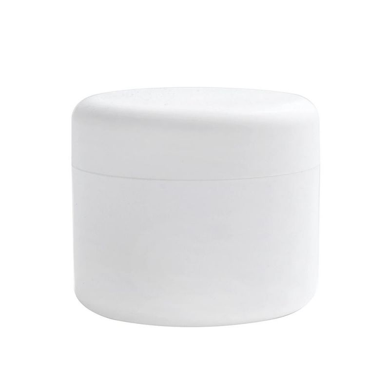 50g 100g 200g White Cylinder PP Cream Jar