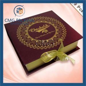 Luxury Chocolate Box Cardboard Gift Box with Ribbon