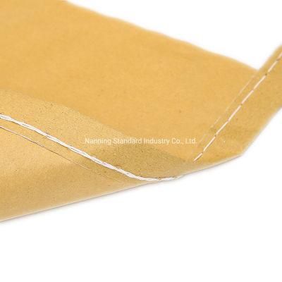 China Supplier Brown Paper Valve Bag for 25kg 50kg Cement Dry Mortar Wall Putty
