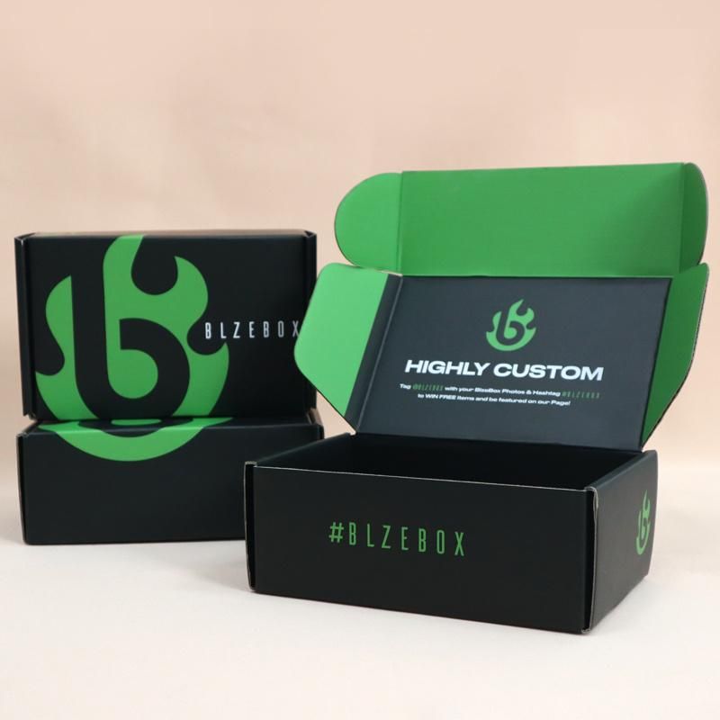 Custom Logo Printed Craft Packaging Corrugated Shipping Mailing Paper Box