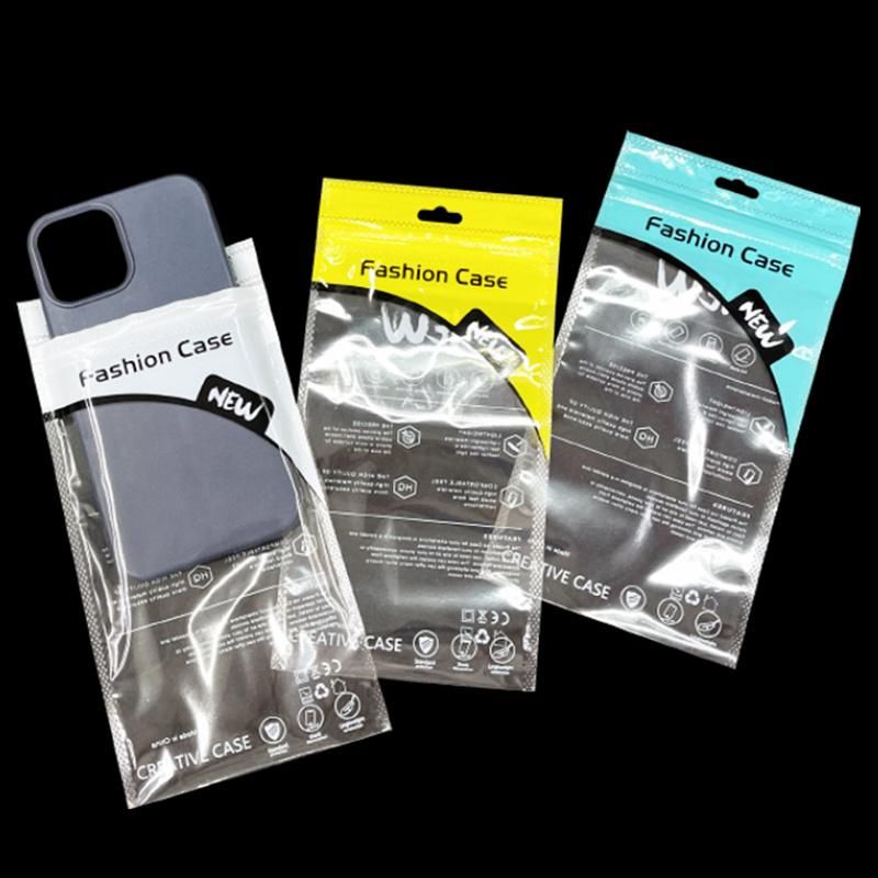 Cellphane Case Cover Plastic Zipper Bag