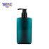 Wholesale Blue Square Cosmetic Packaging PETG Plastic Shampoo Bottle 200ml