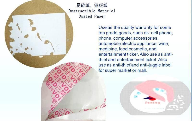 Tamper Evident Security Sealing Bag Tape