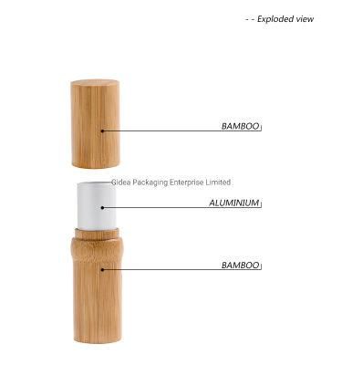 5g Eco-Friendly Empty Bamboo Lipstick Case
