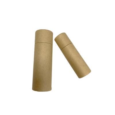 Cardboard Lip Balm Tube Black Container Push up Paper Tubes