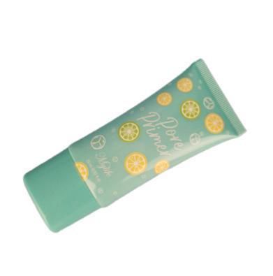 Plastic Soft Bb Cream Tube Flat Oval Shape Cosmetic Packaging