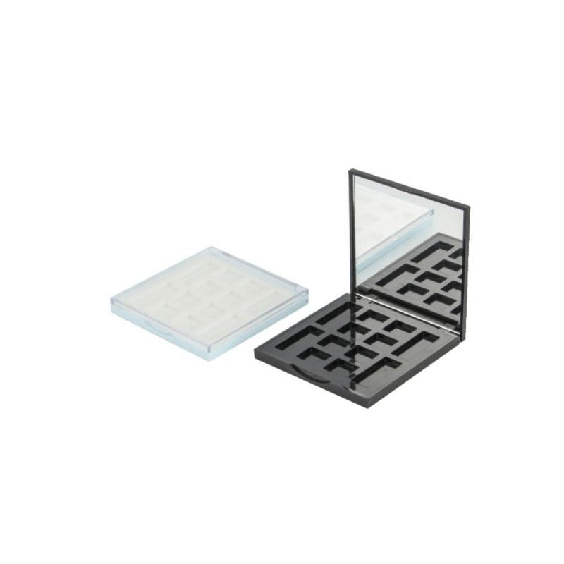 T378 12colors Customized New Design High Quality Empty Plastic Highlight Concealer Eye Shadow Palette