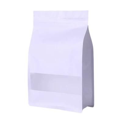 Hot Selling Custom Ziplock Stand up Pouch White Paper Packaging Bag and Brown Kraft Paper Bag Manufacturer