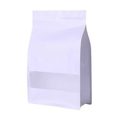 Hot Selling Custom Ziplock Stand up Pouch White Paper Packaging Bag and Brown Kraft Paper Bag Manufacturer
