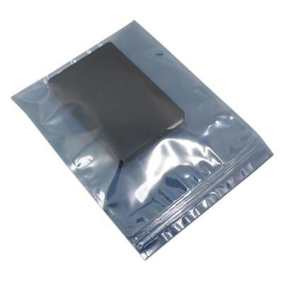 Logo Printed Resealable Protective Antistatic Bags ESD Aluminium Pouch for Electronic Products