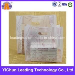 Pastry Shop Plastic Packaging Clear Side Gusset Bag