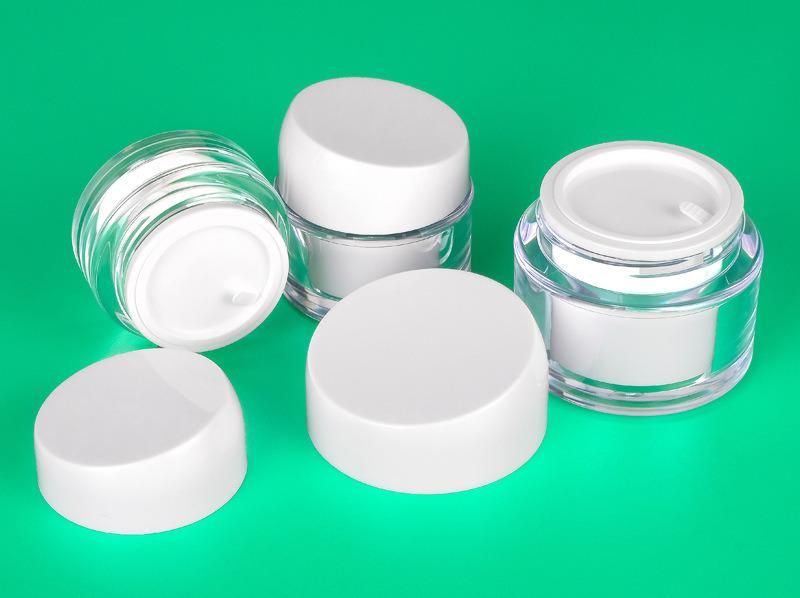 20ml 30ml 50ml PP Empty Clear Plastic Cream Jar for Skin Care Cream Body Lotion