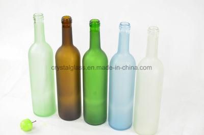 Wholesale Frost 750ml Glass Red Wine Liquor Bottles