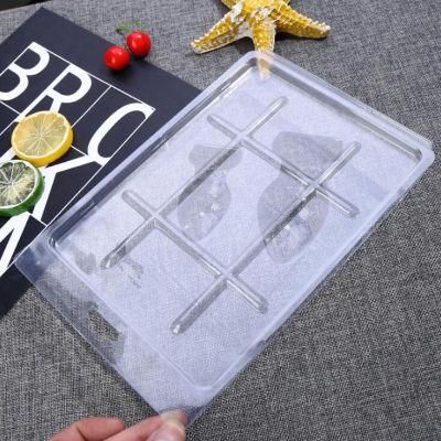 Clear PVC Plastic Clamshell Blister Packaging Folded Boxes