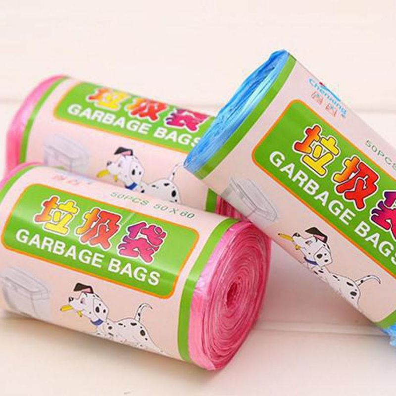 Different Color Plastic Drawstring Garbage Bag on Roll