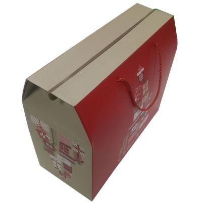 Christmas Red Paper Cardboard Packaging Box