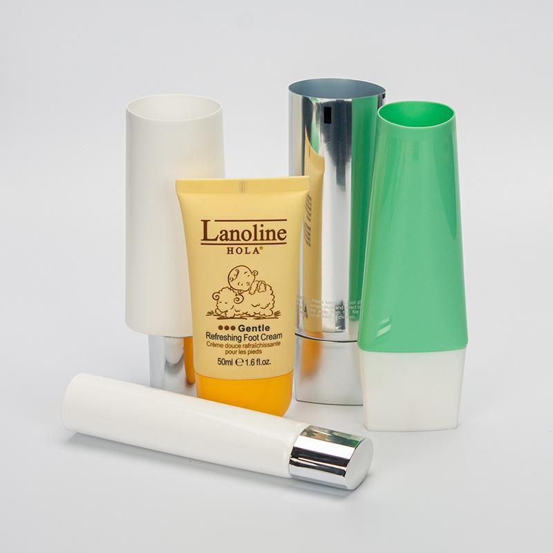 Oval Tube with Different Cap for SPF Cream Packaging From China Supplier