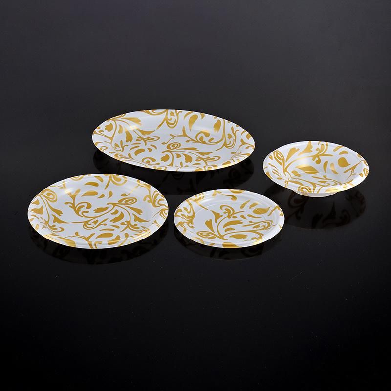 Easylife 7" (18cm) PS Printed Plastic Round Plate
