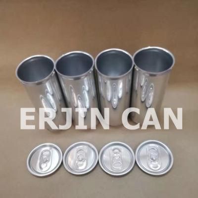 Erjin Empty Aluminum Drink Can 250ml Slim