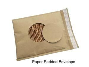 Frecyclable Envelope Brown Cellular Shaped Kraft Paper Lining Padded Mailer Mailing Bag