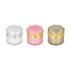 New Design Luxury High Quality 10g Pink Empty Acrylic Cream Jar Bottle with Crown Shape Cap