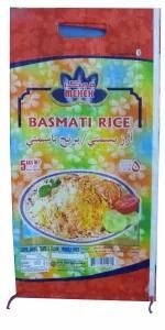 High Quality Transparent Rice Bag with Hole Handle / PP Woven Bag/ Packaging Bag