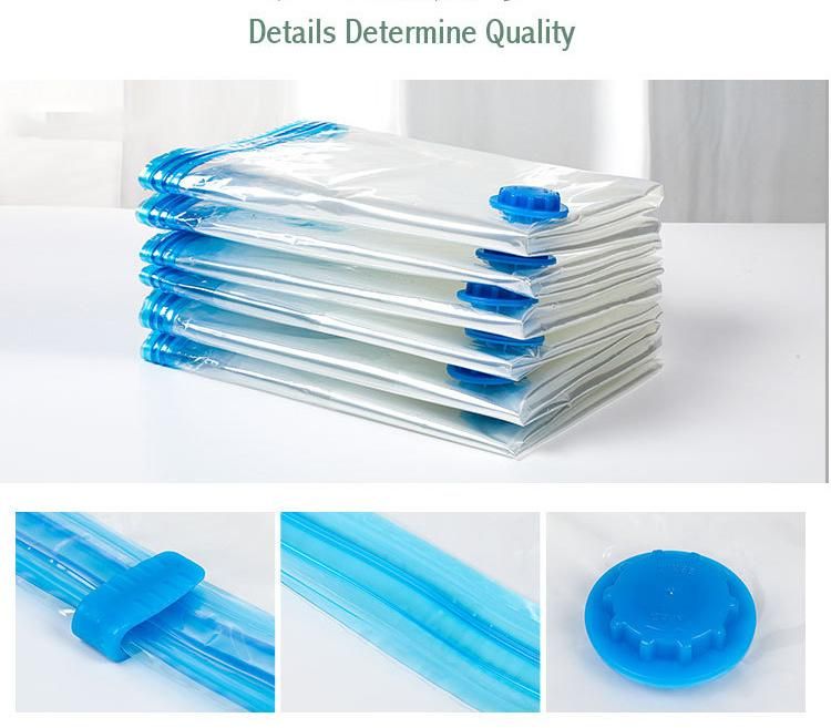 Qianxi Compressed Transparent Vacuum Clothes Storage Bag with Valve