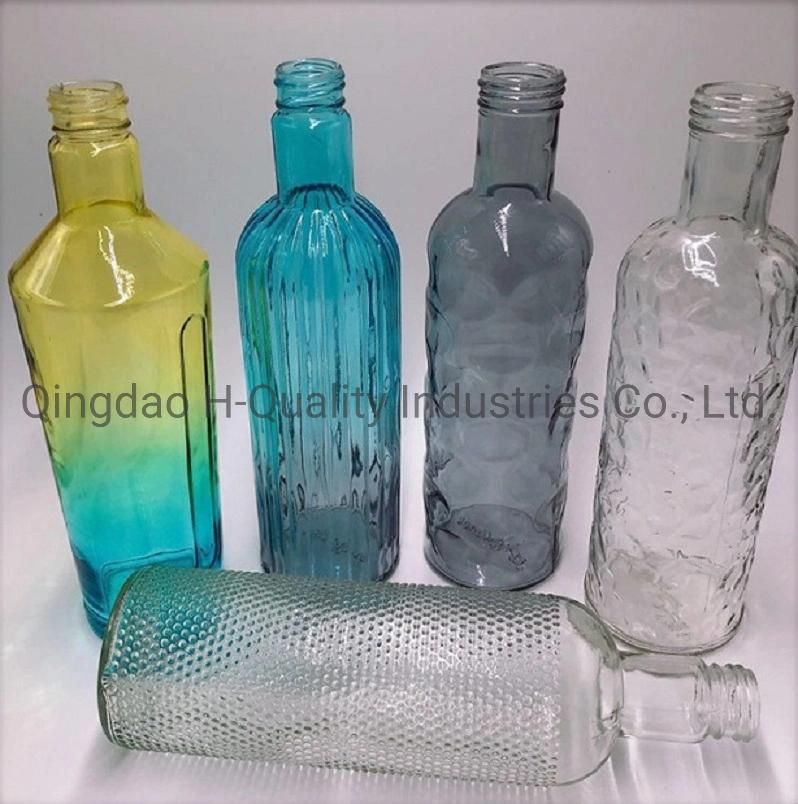 1000ml Glass Bottle/Beverage Bottle/Water Bottle/Wine Bottle Spray Color