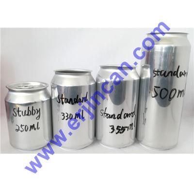 Erjin Sleek 355ml Aluminum Cans Wholesale Paint 12oz Can Containers