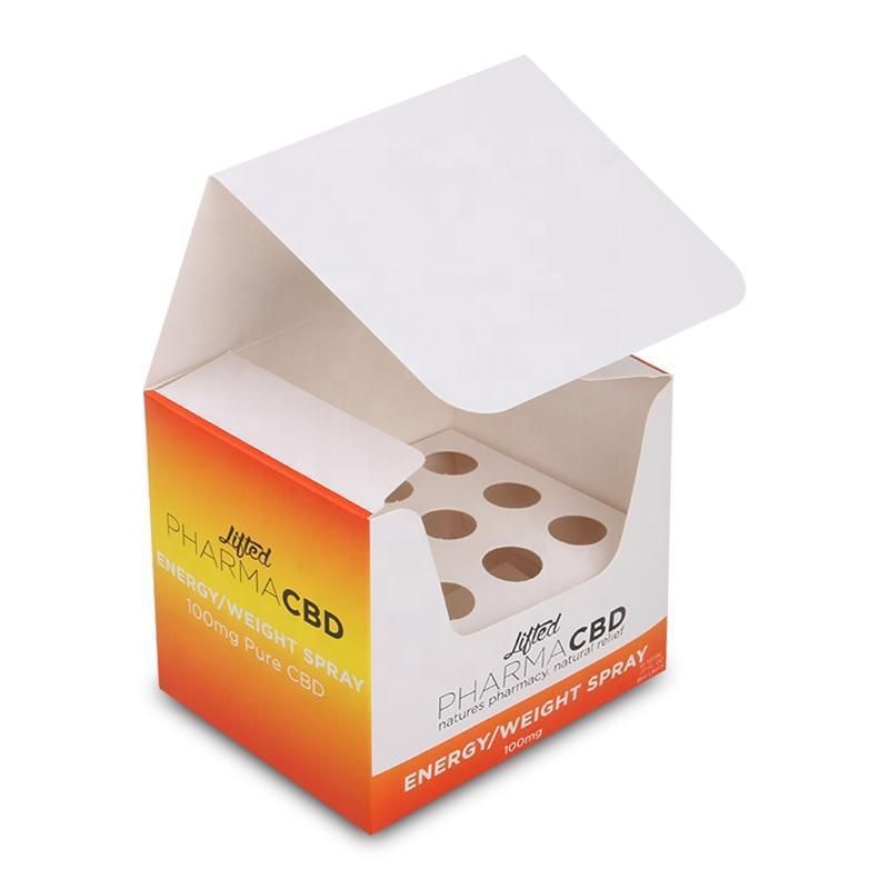 Simple Design Printing Paper Display Box with White Insert Tray