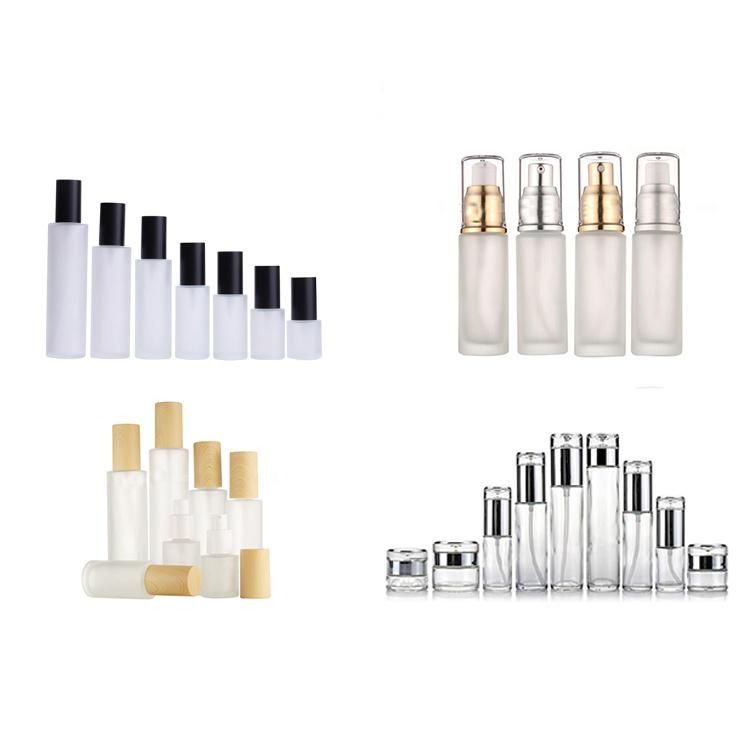 15/30/40ml Transparent Cosmetic Bottle Cosmetic Spray and Pump Bottle