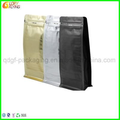 Kraft Paper Bag with Square Bottom Style and Zipper/Plastic Packaging Bag