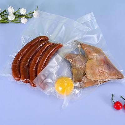 Top-Open Food Grade Three Side Heat Sealing Packaging Bag Plastic Vacuum Bag Packing for Nuts