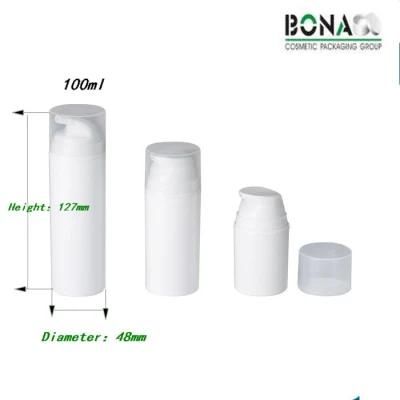 4oz Airless Bottle White Bottle Cosmetic Bottle Plastic Bottle