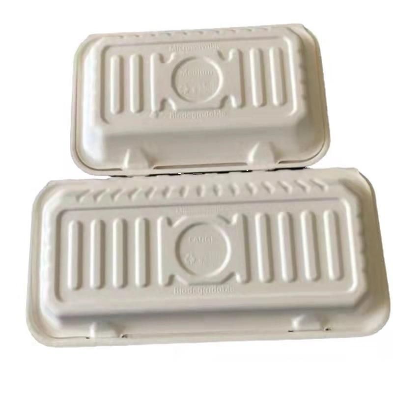 Wholesales Biodegradable Rectangle Food Packaging for BBQ Food