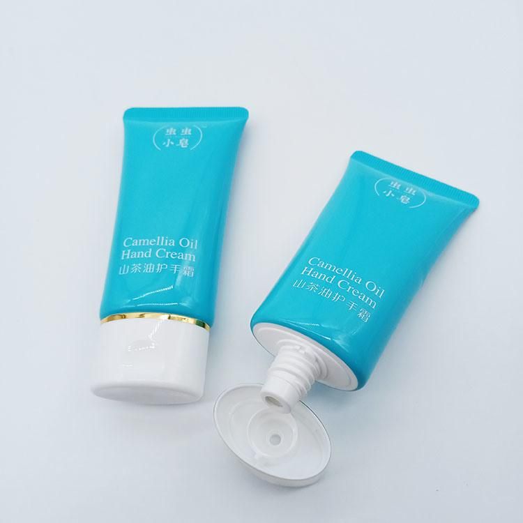 Cosmetic Squeeze Tube Packaging with Flip Top Lid for Lotion/Cream