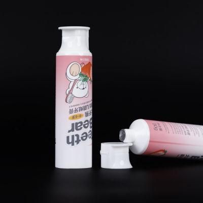 Custom White Flip Wash Face Cream Hose Plastic Extruded Tube
