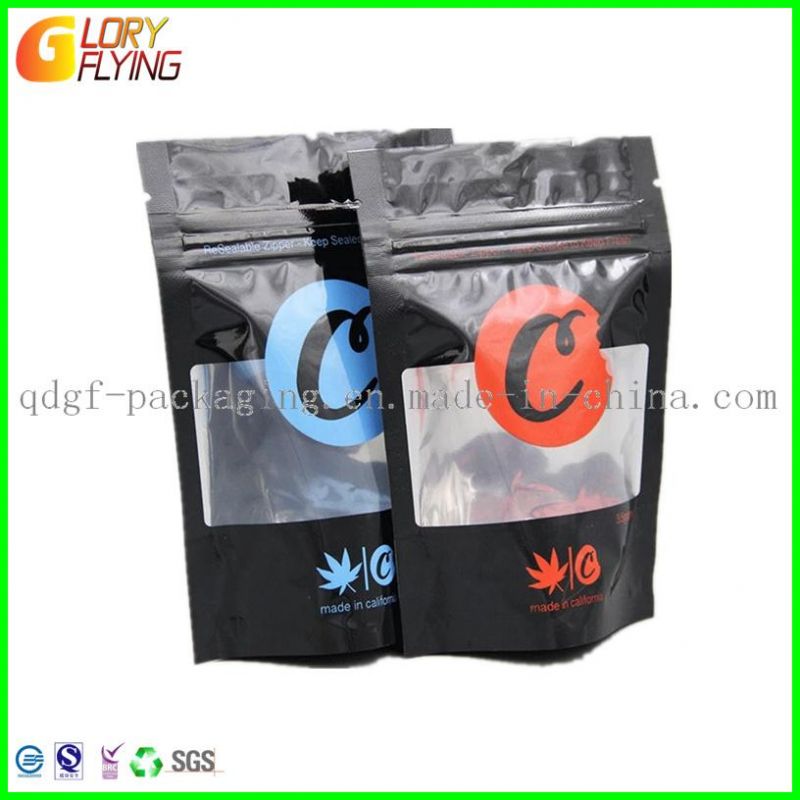 Plastic Packaging Bags with Smell Proof/Childproof Food Bag with Double Zipper