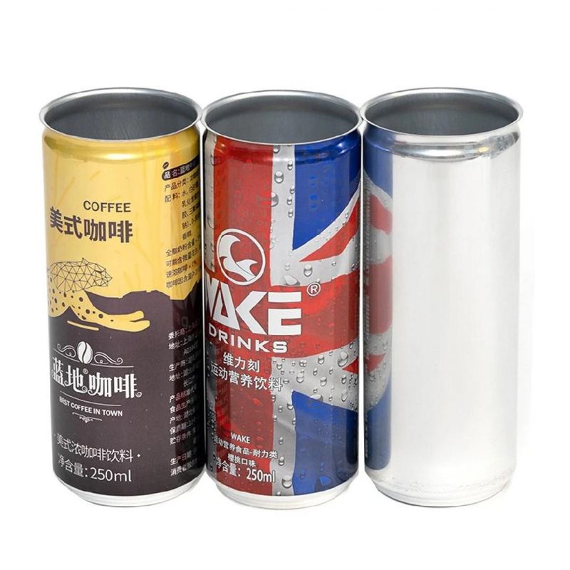 Slim 250ml Beer Cans with 200 Lids