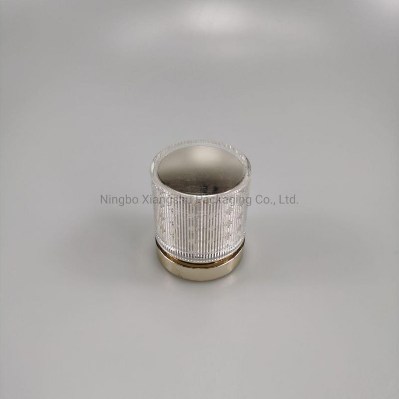 Manufacturer 50g Golden Unique Cosmetic Packaging Cream Bottle Acrylic Plastic Jar