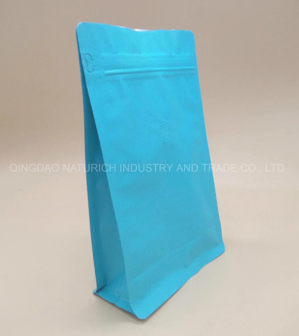 Quad Seal Stand up Plasitc Coffee Packaging Bag/Compostable Coffee Bag Doypack Pouches Mylar Bags