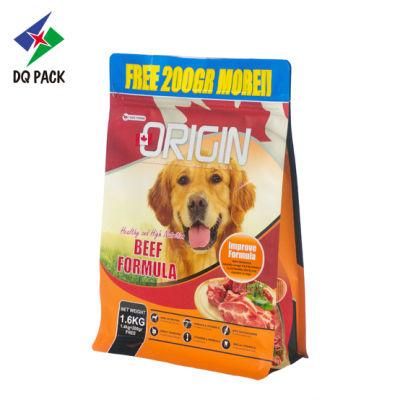Custom Printed Foil Stand up Pouch with Side Gusset Pet Food Bag Aluminum Foil Bags Zipper Stand up Pouch