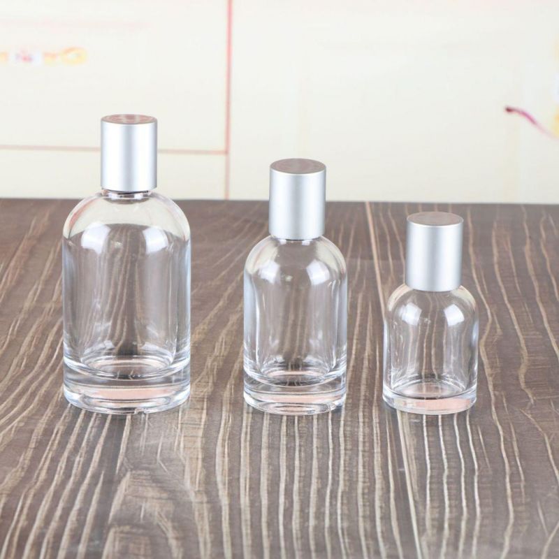 30ml 50ml 100ml Wholesale Clear Empty Spray Perfume Bottle Fine Mist Thick Glass Bottle