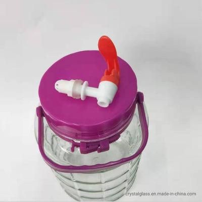 Glass Carboy 5L 2L with Plastic Cap and Stopper