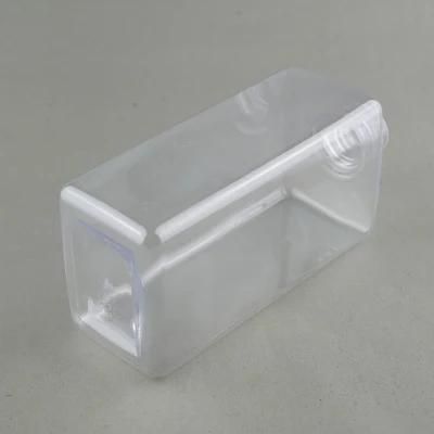 Hot Sale Ready-Made/ Custom 16oz 500ml Transparent Plastic Pet Square Lotion Bottle Packaging Bottle with Black Lotion Pump, China Manufacturer.