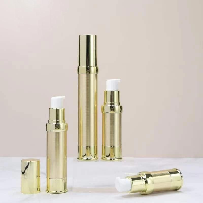 Luxury 5ml 10ml 15ml 20ml 30ml Mini Atomizer White Gold Pet Head Glass Plastic Perfume Mini Lotion Water Packaging Cosmetic Pump Mist Airless Spray Bottle