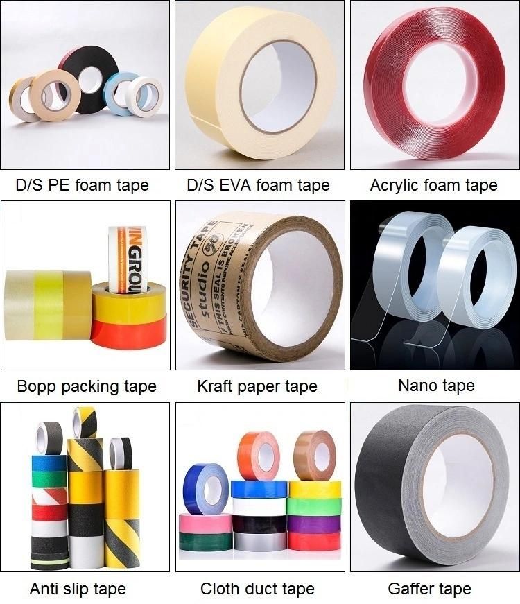 Tissue Paper Release or Liner Film Single Sided PE Foam Tape